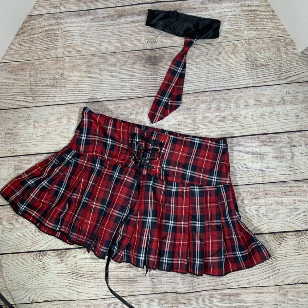 School Girl Plaid Costume/Lingerie